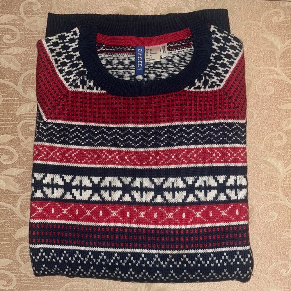 H&M Ugly sweater. Holiday style. Size M